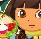 Preparar tacos com Dora