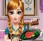 Anna Frozen preparar carne